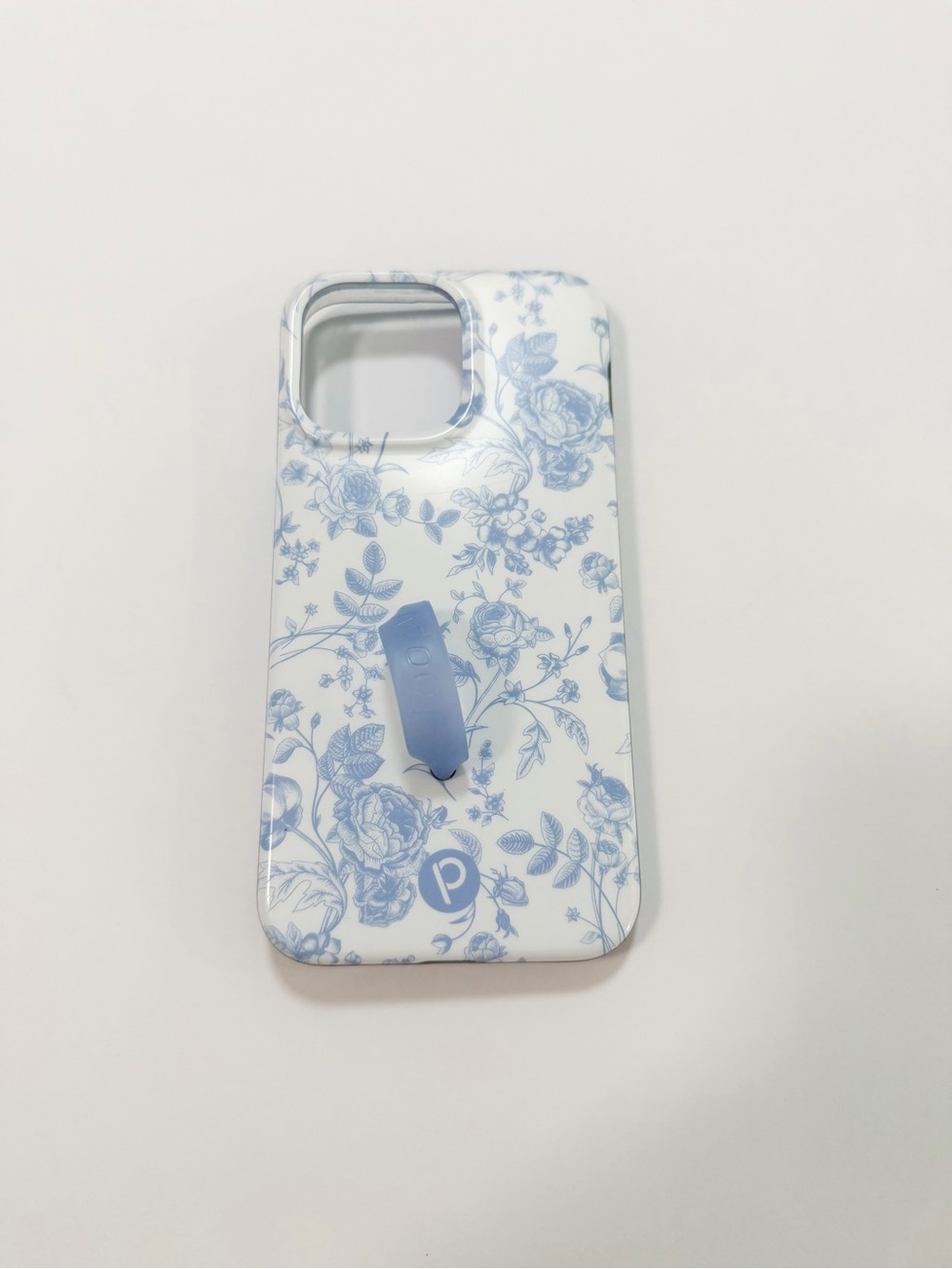 Loopy IPhone 15 Pro max Blue & White Phone Case